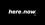 Here Now Films Logo